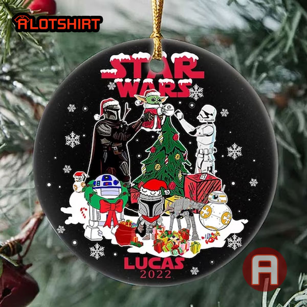 Personalized Star Wars Christmas Ornament