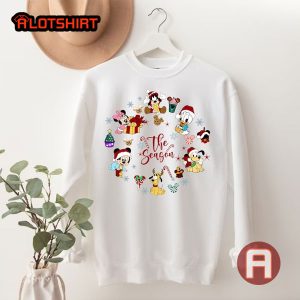 Tis The Season Disney Mickey Mouse And Friends Christmas Shirt
