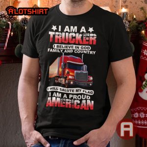 Vintage I Am A Trucker Funny Shirt For Truck Driver