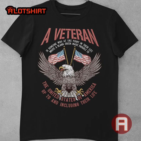 US Army Veteran Eagle Patriot Shirt Gift