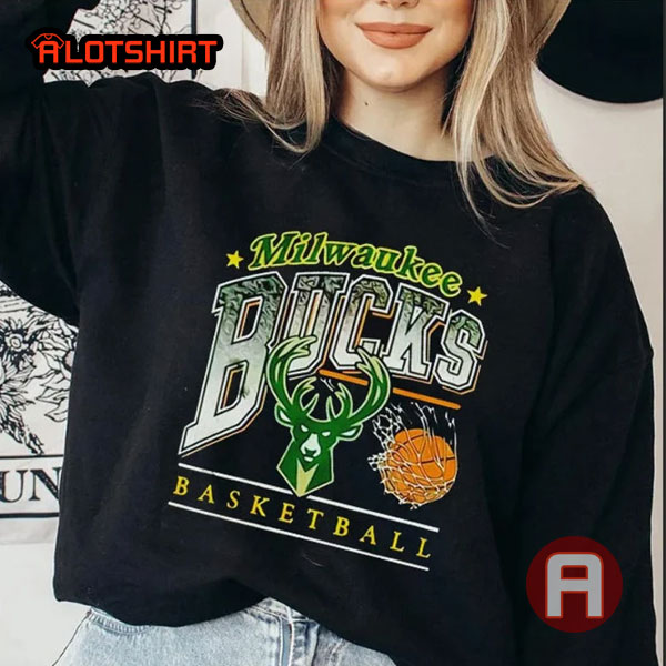 Vintage NBA Basketball Milwaukee Bucks Club Deer Shirt
