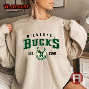 Vintage NBA Basketball Milwaukee Bucks Est 1968 Shirt