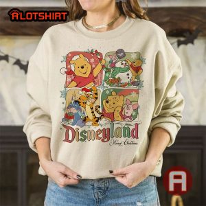Disneyland Winnie The Pooh And Friends Christmas Shirt