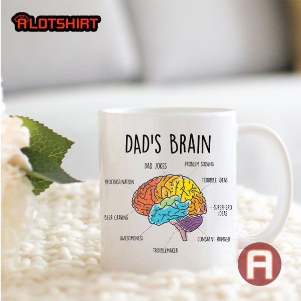 Funny Dad's Brain Mug Gift