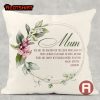 Personalized Meaningful Mum Pillow Gift For Mom