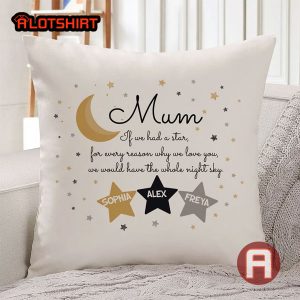 Personalised Mum Pillow With Children Names