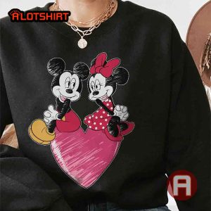 Disney Mickey And Minnie Love Valentine's Day Shirt