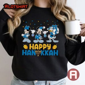 Disney Mickey Mouse And Friends Happy Hanukkah Shirt