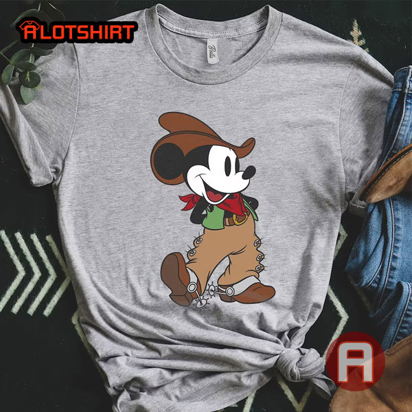 Disney Mickey Mouse Cowboy Style Shirt