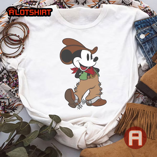 Disney Mickey Mouse Cowboy Style Shirt