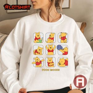 Funny Disney Winnie The Pooh Moods Shirt