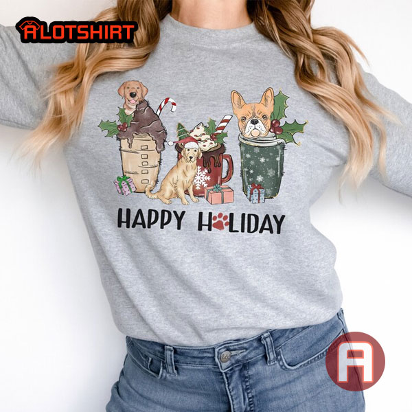 Happy Holiday Dogs Christmas Shirt