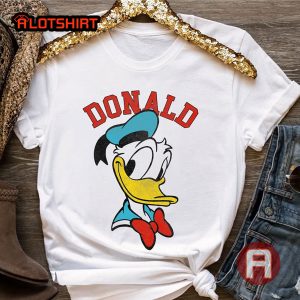 Vintage Disney Happy Big Face Donald Duck Shirt