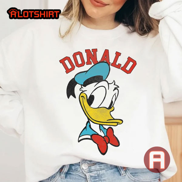 Vintage Happy Big Face Donald Duck Shirt