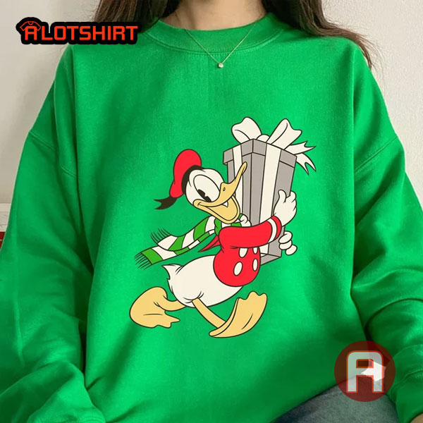 Disney Donald Duck Very Merry Christmas Shirt