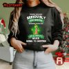 People Should Stop Expecting Normal From Me Grinch Christmas Shirt
