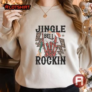 Retro Jingle Bell Rockin Christmas Shirt