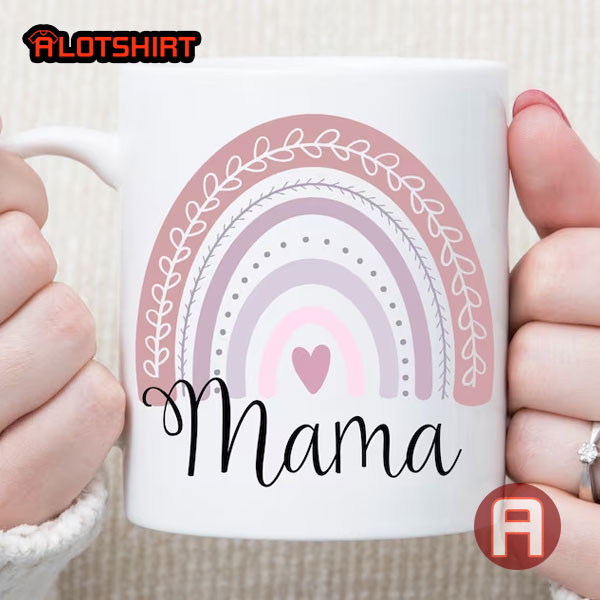 Mama Rainbow Coffee Mug Gift For Mom