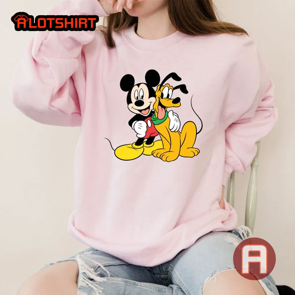 Disney Mickey And Pluto Friends Shirt