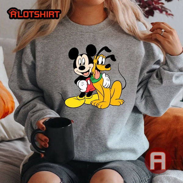 Disney Mickey And Pluto Friends Shirt