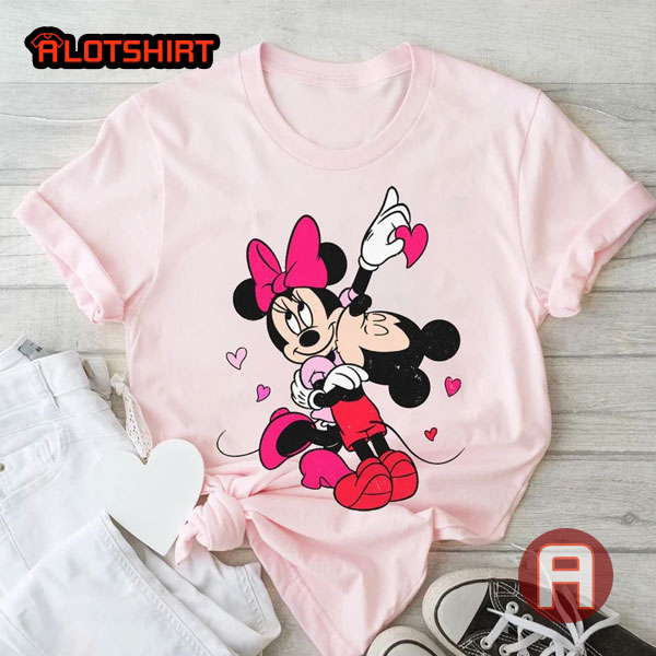 Disney Mickey Mouse And Minnie Valentine Day Shirt