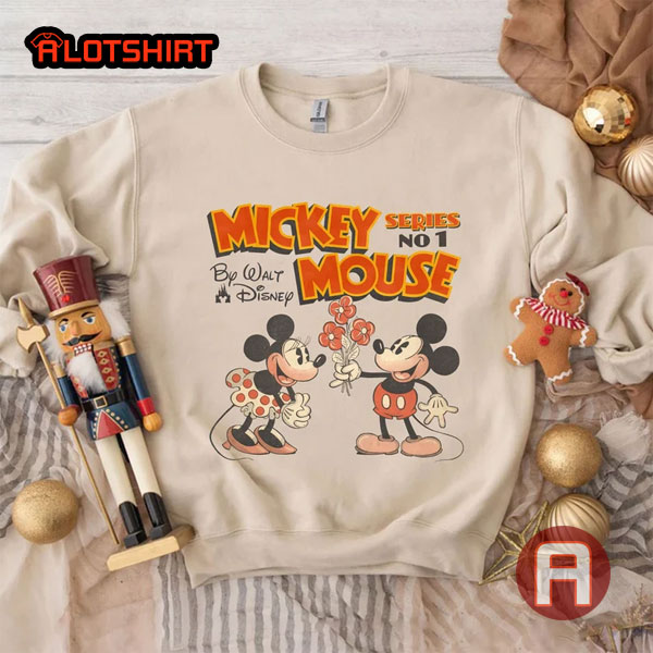 Retro Walt Disney Mickey Mouse And Minnie Shirt