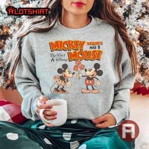 Retro Walt Disney Mickey Mouse And Minnie Shirt