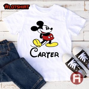 Disney Mickey Mouse Personalized Name Shirt