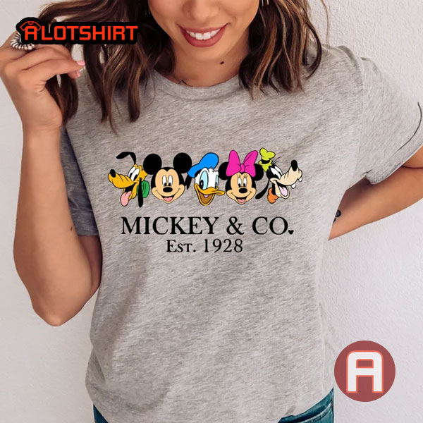 Disney Friends Mickey & Co EST 1928 Shirt