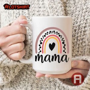 Rainbow Mama Coffee Mug Gift For Mom