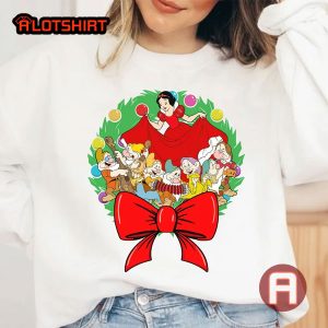 Disney Snow White And Seven Dwarfs Characters Christmas Shirt