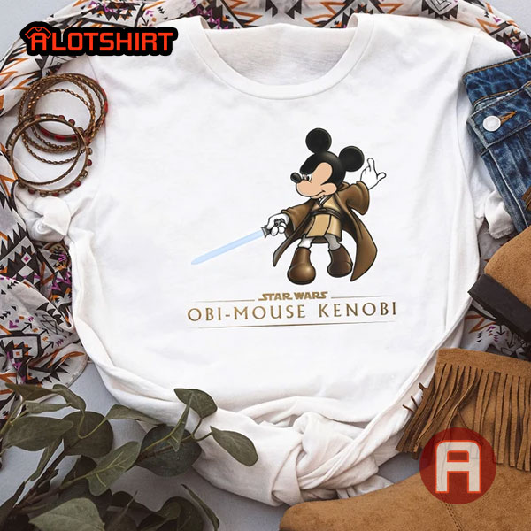 Funny Star Wars Mickey Mouse Obi-Wan Kenobi Shirt