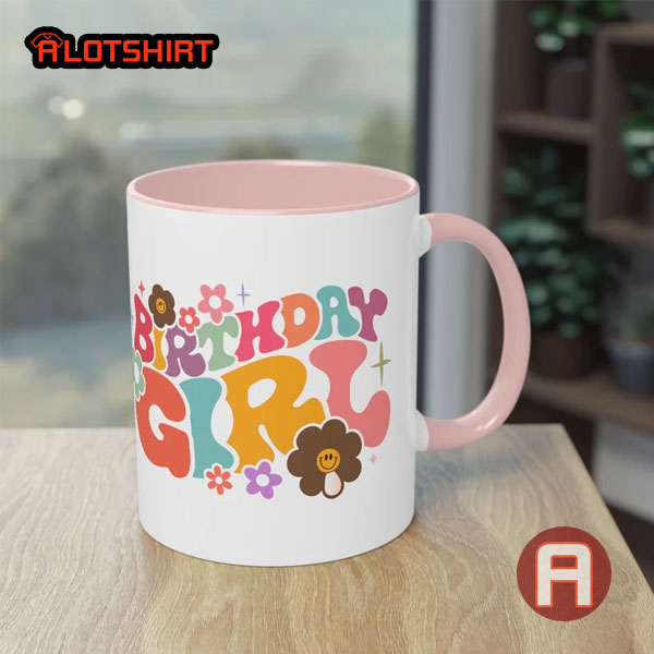 Floral Birthday Girl Coffee Mug