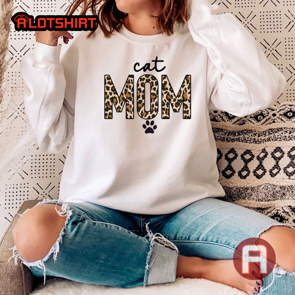Cat Mom Shirt Gift For Mother's
