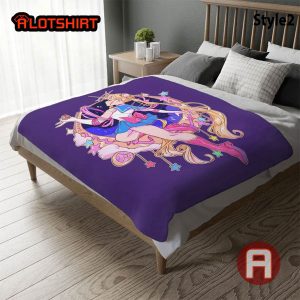 Cute Anime Luna Sailor Moon Blankets