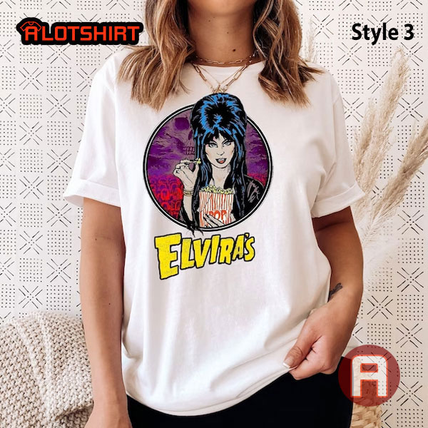 Elvira Movies Halloween Tshirt