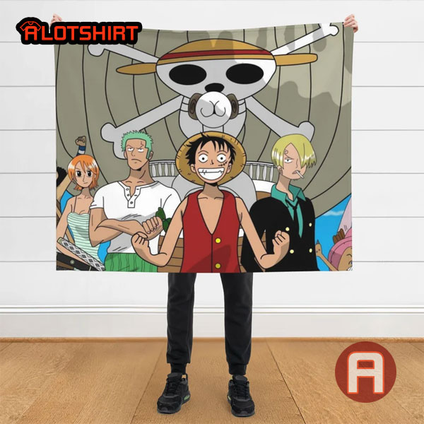 Funny One Piece Graphic Blanket