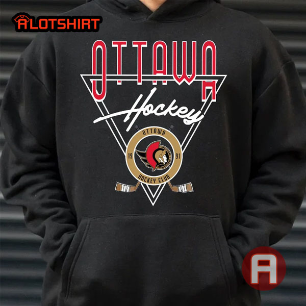 Ottawa Senators Hockey 1991 Vintage Hoodie