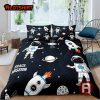 Space Mission Astronaut Galaxy Bedding Set