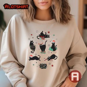 Christmas Shirt for Cat Lover