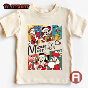 Disney Mickey And Friends Christmas Shirt For Family