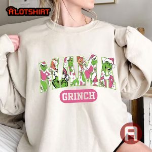 Pink Mama Grinch Christmas Shirt