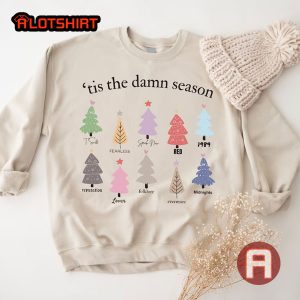 Tis The Damn Season Christmas Tree Shirt
