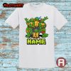 Ninja Turtle Personalized Superhero Custom Name T-shirt