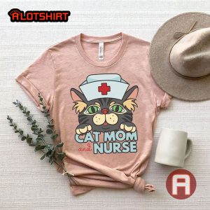 Registered Nurse Cat Mom Shirt