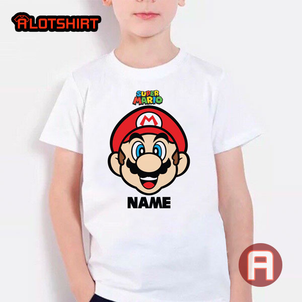 Personalised Super Mario Luigi T-Shirts
