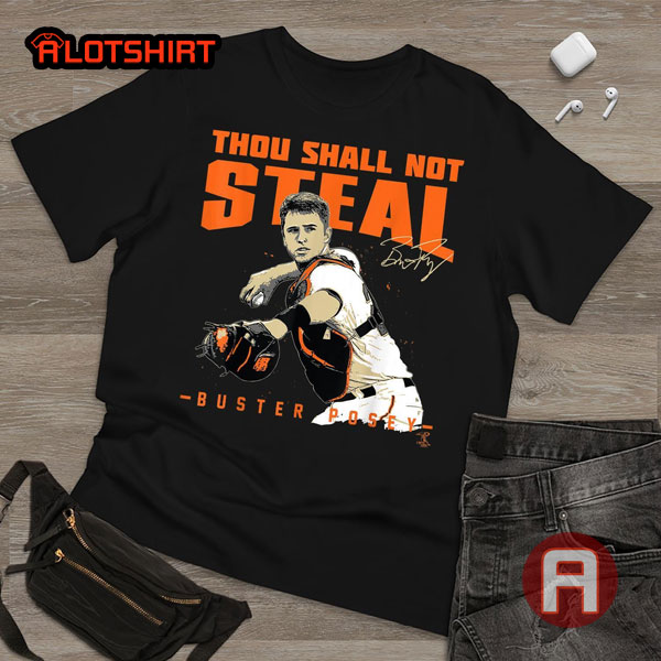 Buster Posey Thou Shall Not Steal Vintage T Shirt